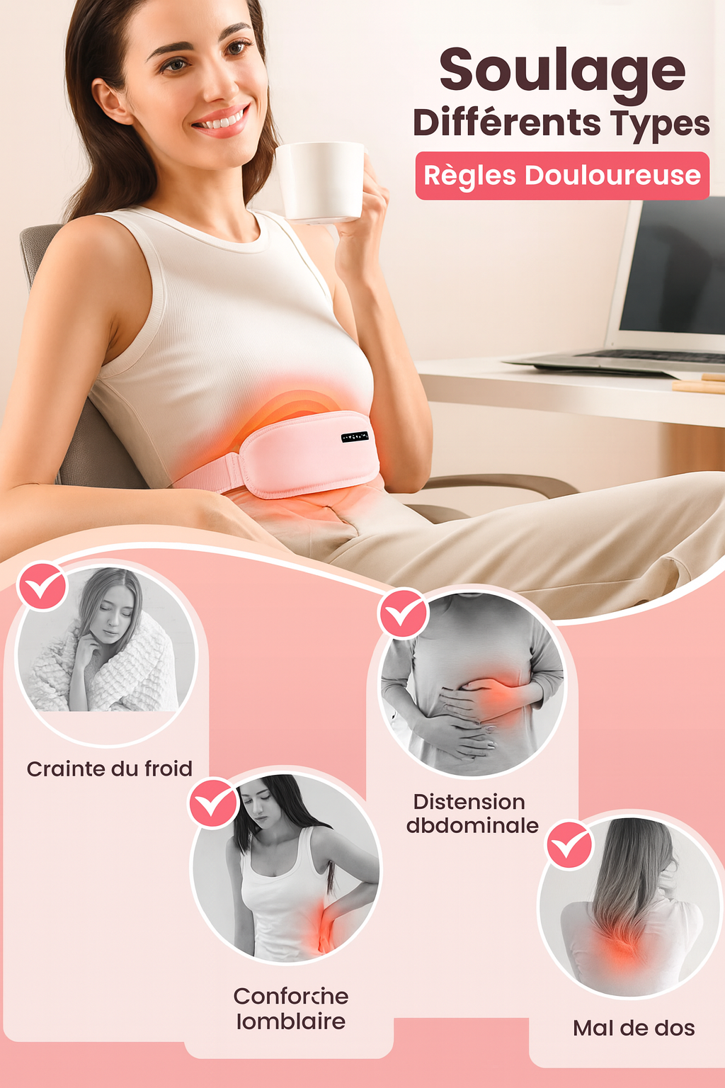 Heating &amp; Massaging Belt