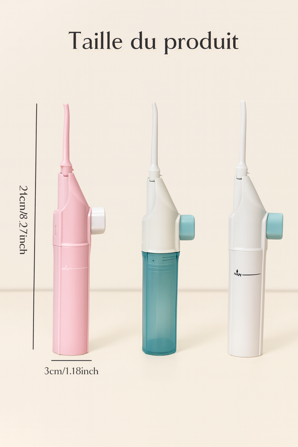 Manual Dental Water Flosser – High-Pressure Interdental Cleaning, Painless